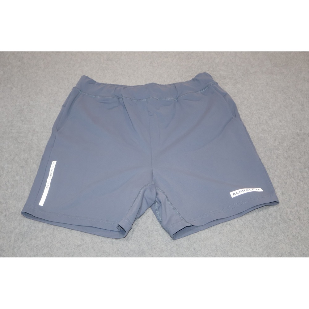 Alphalete Shorts Mens Medium Gray LDB MORE 1502 Activewear Athletic Gym - Picture 10 of 10